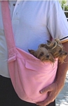 Susan Lanci Designs Cuddle Carrier Puppy Pink